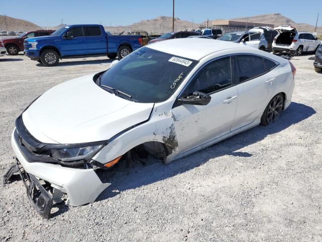 19XFC2F87LE028268 - 2020 HONDA CIVIC SPORT WHITE photo 1