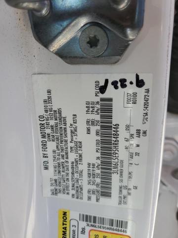 3LN6L5E95HR648446 - 2017 LINCOLN MKZ RESERVE თეთრი ფოტო 12