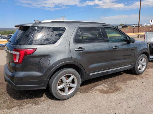 1FM5K7D87KGB07366 - 2019 FORD EXPLORER XLT Сірий фото 3