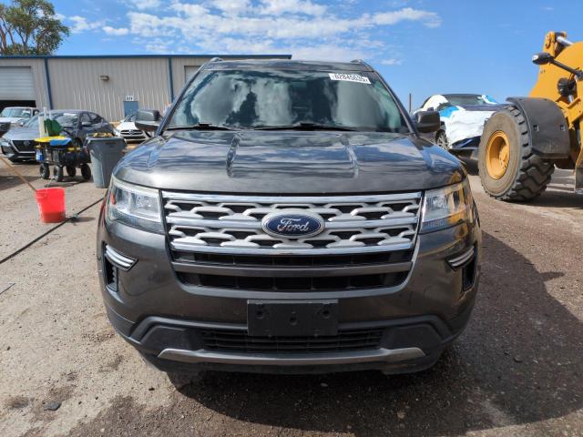 1FM5K7D87KGB07366 - 2019 FORD EXPLORER XLT Сірий фото 5
