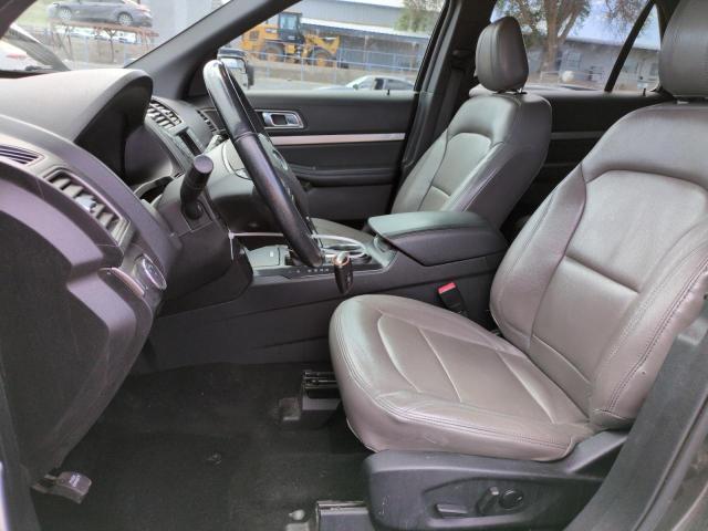 1FM5K7D87KGB07366 - 2019 FORD EXPLORER XLT Сірий фото 7