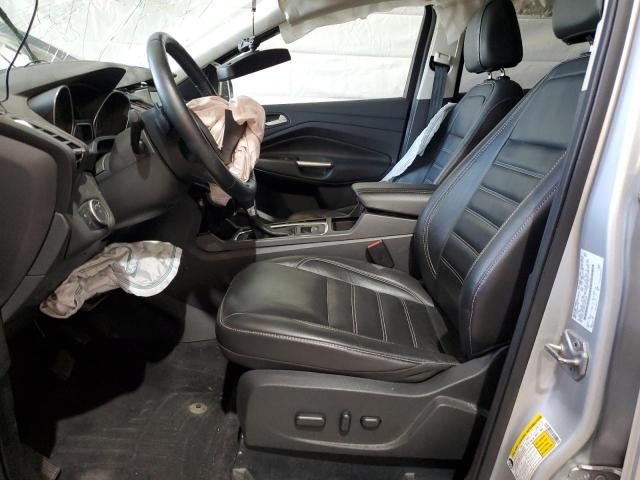 1FMCU9J92HUB93903 - 2017 FORD ESCAPE TITANIUM SILVER photo 7