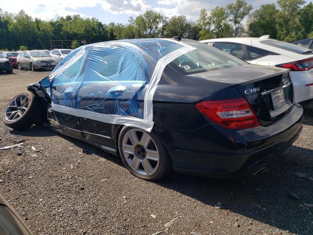 WDDGF8BB7CR226715 - 2012 MERCEDES-BENZ C 300 4MATIC BLACK photo 2