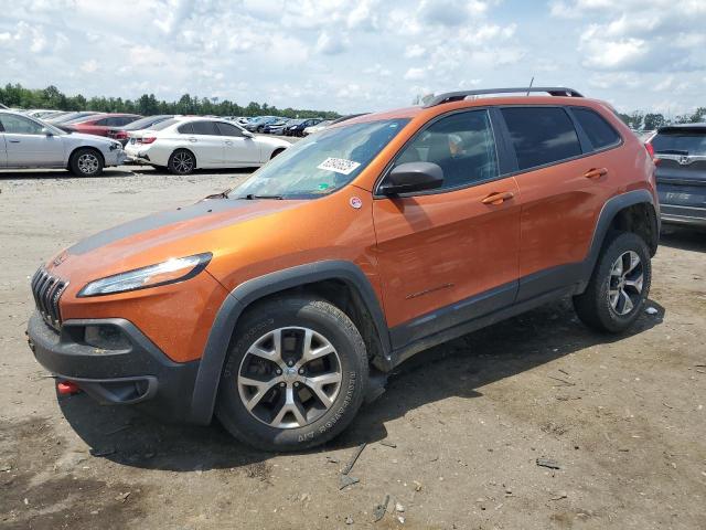 1C4PJMBS4FW639943 - 2015 JEEP CHEROKEE TRAILHAWK ORANGE photo 1