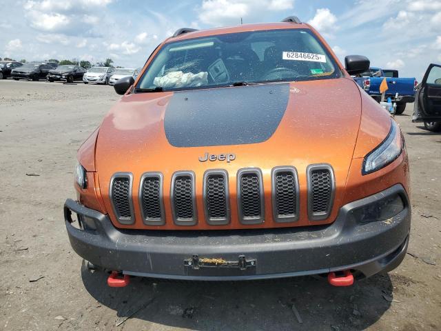 1C4PJMBS4FW639943 - 2015 JEEP CHEROKEE TRAILHAWK ORANGE photo 5