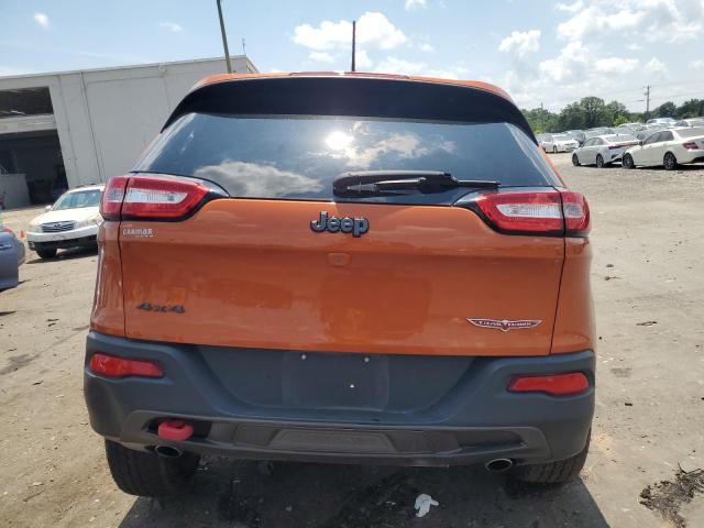 1C4PJMBS4FW639943 - 2015 JEEP CHEROKEE TRAILHAWK ORANGE photo 6