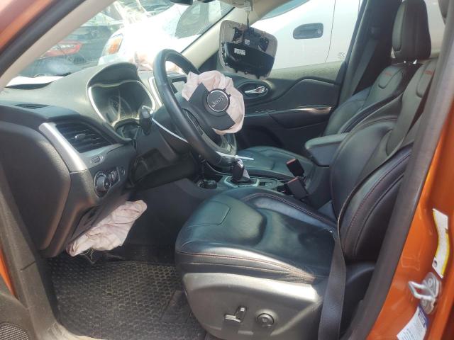 1C4PJMBS4FW639943 - 2015 JEEP CHEROKEE TRAILHAWK ORANGE photo 7