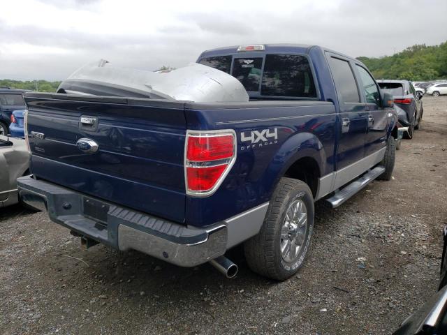 1FTFW1ET8CKD93000 - 2012 FORD F150 SUPERCREW BLUE photo 3