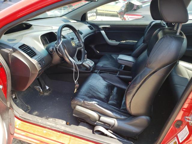 2HGFG1B95AH527330 - 2010 HONDA CIVIC EXL წითელი ფოტო 7