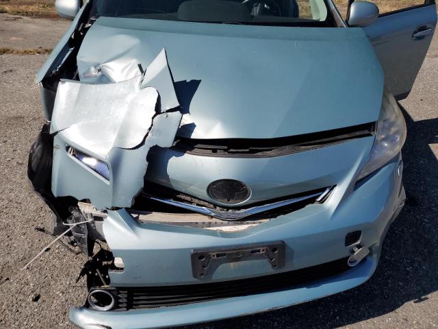JTDZN3EU4D3220042 - 2013 TOYOTA PRIUS V 青色 照片 12