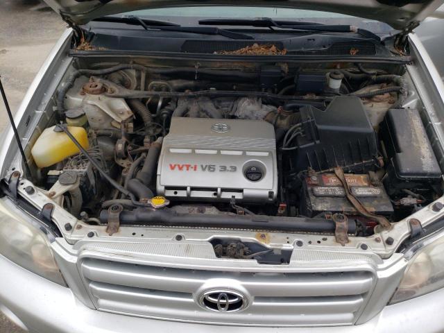 JTEEP21A970205858 - 2007 TOYOTA HIGHLANDER SPORT SILVER photo 12