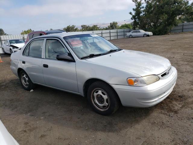 1NXBR12E5YZ341827 - 2000 TOYOTA COROLLA VE SILVER photo 4