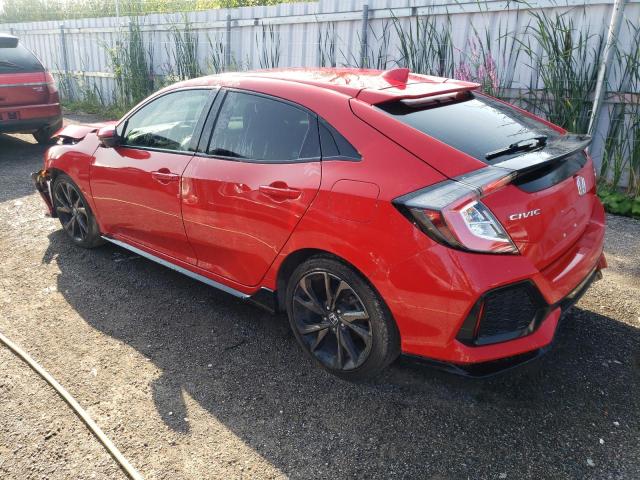 SHHFK7H94KU302541 - 2019 HONDA CIVIC SPORT TOURING RED photo 2