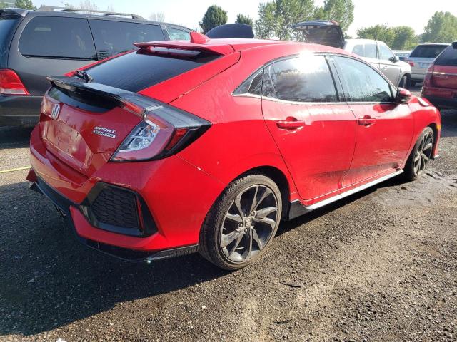 SHHFK7H94KU302541 - 2019 HONDA CIVIC SPORT TOURING RED photo 3