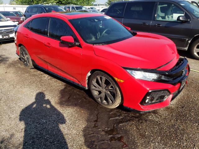 SHHFK7H94KU302541 - 2019 HONDA CIVIC SPORT TOURING RED photo 4