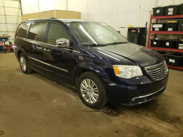 2C4RC1GG6DR806072 - 2013 CHRYSLER TOWN & COU LIMITED BLUE photo 4