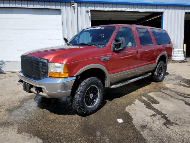 1FMSU43FXYEA91888 - 2000 FORD EXCURSION LIMITED RED photo 1