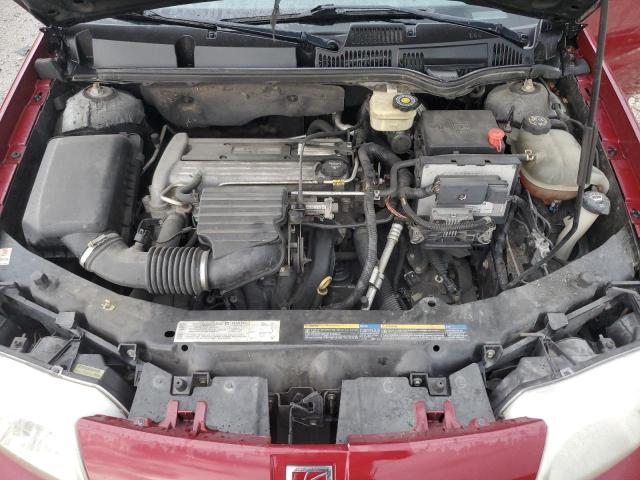 1G8AJ52FX4Z157112 - 2004 SATURN ION LEVEL 2 RED photo 11