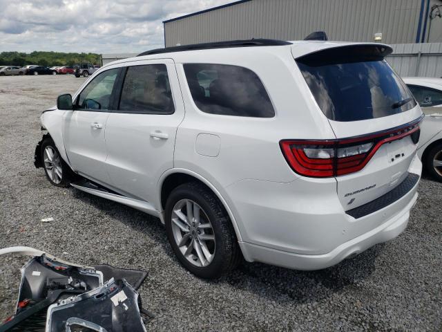 1C4RDJDG8PC579398 - 2023 DODGE DURANGO GT WHITE photo 2