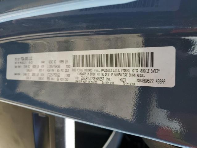 3C6URVJG7KE545257 - 2019 RAM PROMASTER 3500 HIGH ლურჯი ფოტო 13