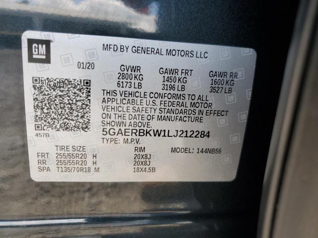 5GAERBKW1LJ212284 - 2020 BUICK ENCLAVE ESSENCE Մոխրագույն լուսանկար 14