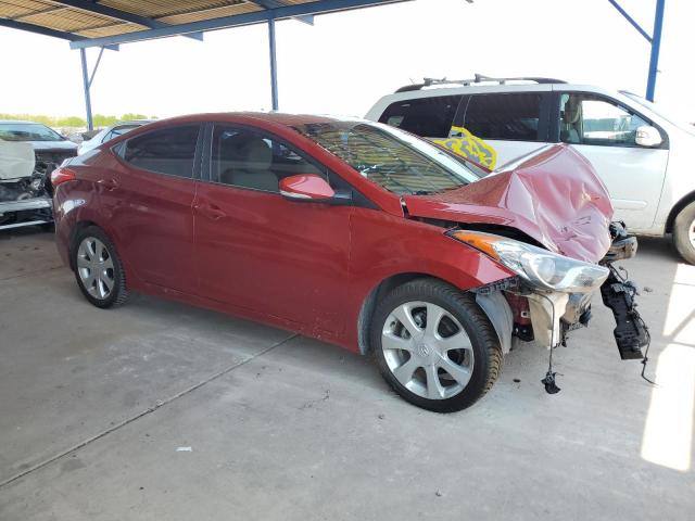 KMHDH4AE5CU195274 - 2012 HYUNDAI ELANTRA GLS RED photo 4