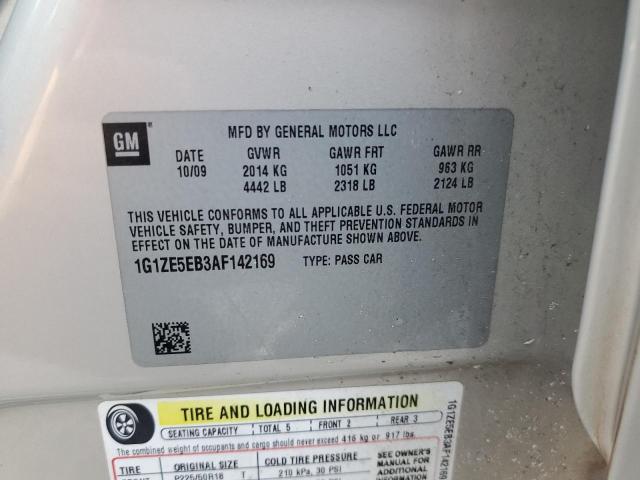 1G1ZE5EB3AF142169 - 2010 CHEVROLET MALIBU LTZ 棕色 照片 12