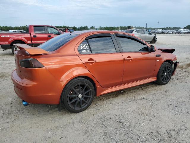 JA32U8FW8BU002516 - 2011 MITSUBISHI LANCER GTS ORANGE photo 3