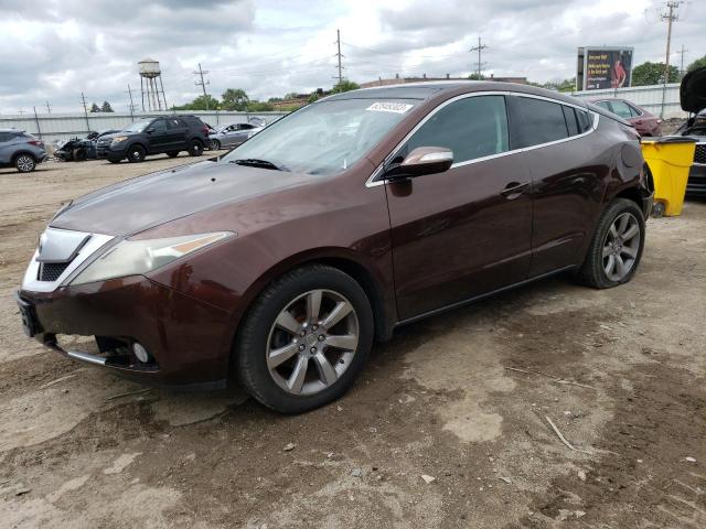 2HNYB1H49AH500871 - 2010 ACURA ZDX TECHNOLOGY BROWN photo 1