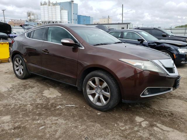 2HNYB1H49AH500871 - 2010 ACURA ZDX TECHNOLOGY BROWN photo 4