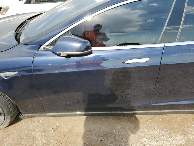 5YJSA1H20EFP63582 - 2014 TESLA MODEL S ლურჯი ფოტო 7