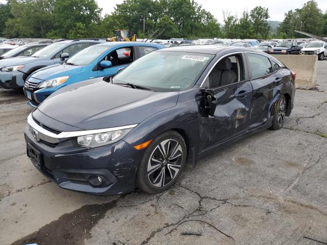 2HGFC1F70HH658874 - 2017 HONDA CIVIC EXL BLUE photo 1