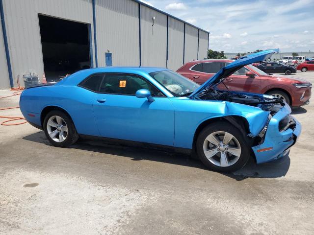 2C3CDZAG8PH606223 - 2023 DODGE CHALLENGER SXT BLUE photo 4