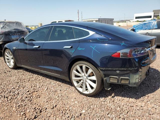 5YJSA1H17EFP33499 - 2014 TESLA MODEL S ლურჯი ფოტო 2