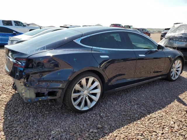 5YJSA1H17EFP33499 - 2014 TESLA MODEL S ლურჯი ფოტო 3