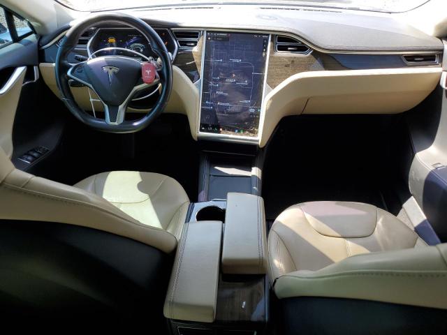 5YJSA1H17EFP33499 - 2014 TESLA MODEL S ლურჯი ფოტო 8