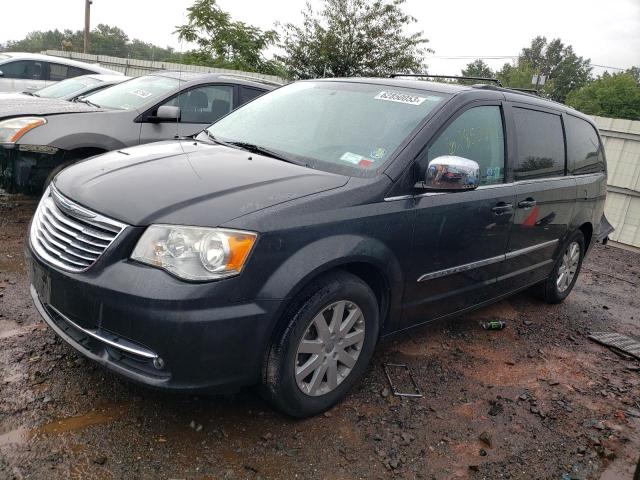 2C4RC1CG0CR169507 - 2012 CHRYSLER TOWN & COU TOURING L GRAY photo 1