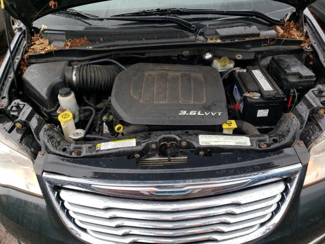 2C4RC1CG0CR169507 - 2012 CHRYSLER TOWN & COU TOURING L GRAY photo 12