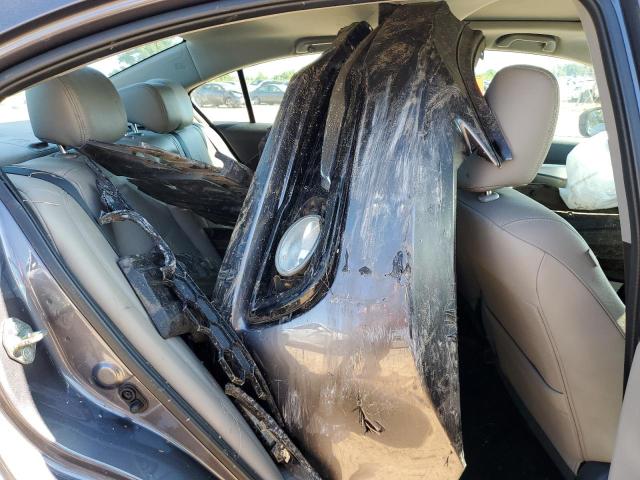 19XFB2F98EE023515 - 2014 HONDA CIVIC EXL ნაცრისფერი ფოტო 10