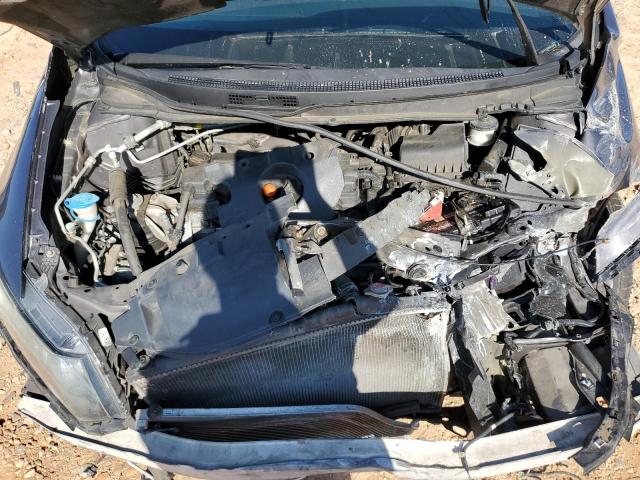 19XFB2F98EE023515 - 2014 HONDA CIVIC EXL ნაცრისფერი ფოტო 11