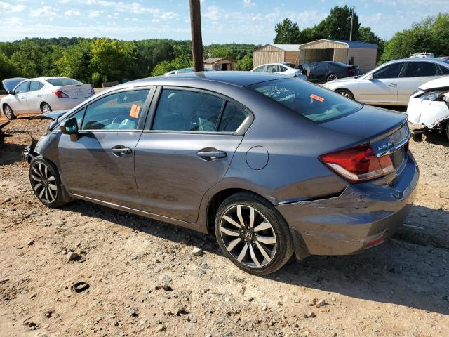 19XFB2F98EE023515 - 2014 HONDA CIVIC EXL ნაცრისფერი ფოტო 2