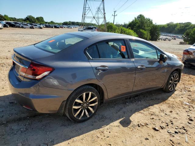 19XFB2F98EE023515 - 2014 HONDA CIVIC EXL ნაცრისფერი ფოტო 3