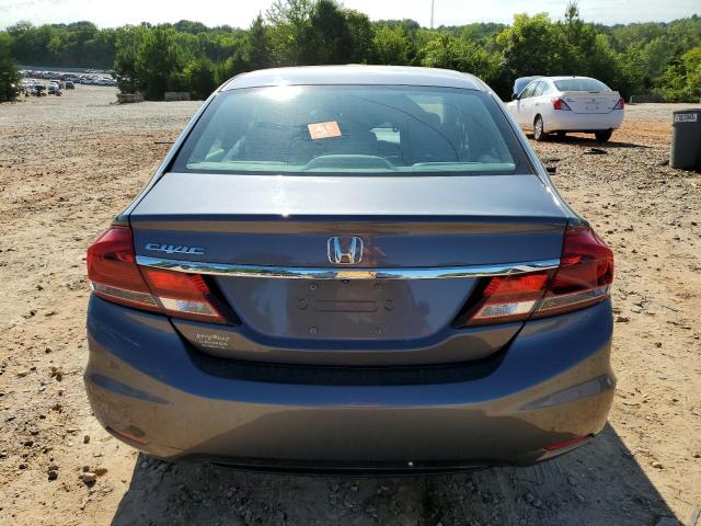 19XFB2F98EE023515 - 2014 HONDA CIVIC EXL ნაცრისფერი ფოტო 6