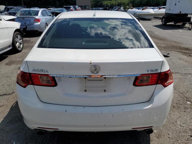 JH4CU2F63BC000390 - 2011 ACURA TSX WHITE photo 6