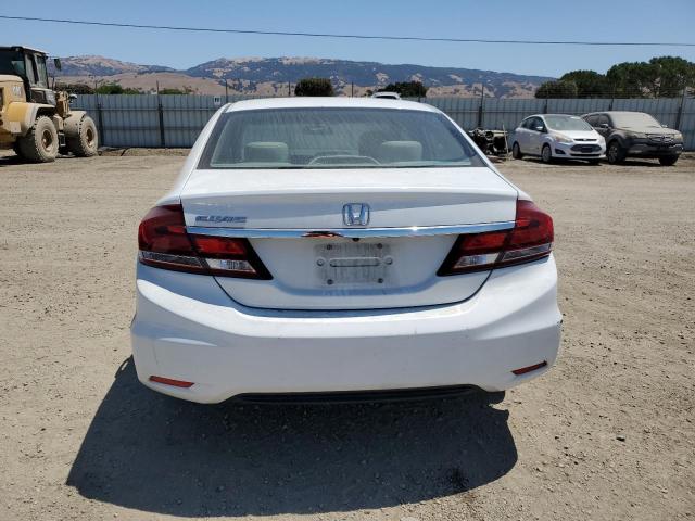 19XFB2F84DE252277 - 2013 HONDA CIVIC EX WHITE photo 6