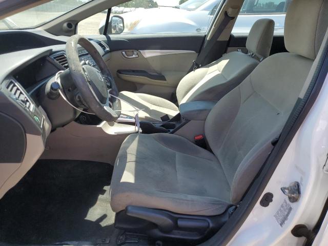 19XFB2F84DE252277 - 2013 HONDA CIVIC EX WHITE photo 7