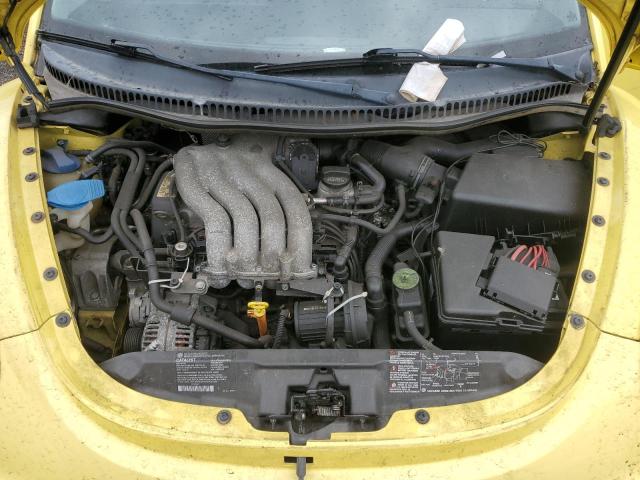 3VWBK21C32M404494 - 2002 VOLKSWAGEN NEW BEETLE GL 黄色 照片 11