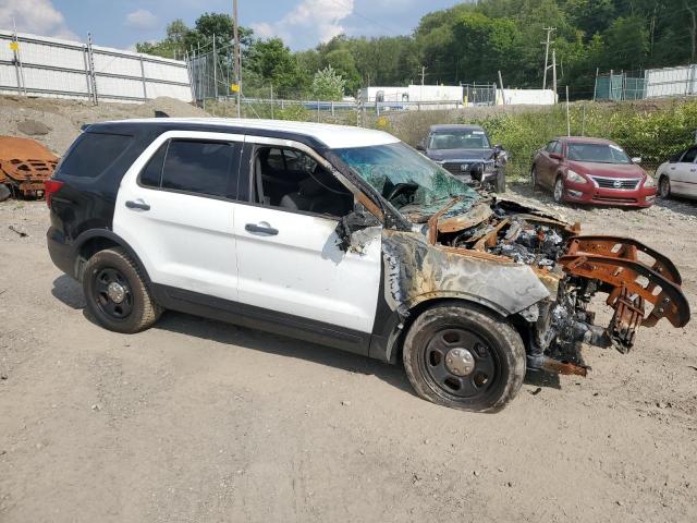 1FM5K8AR4GGB12910 - 2016 FORD EXPLORER POLICE INTERCEPTOR 双色 照片 4