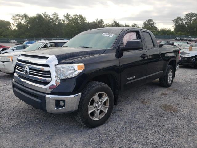 5TFRM5F15HX119576 - 2017 TOYOTA TUNDRA DOUBLE CAB SR/SR5 BLACK photo 1