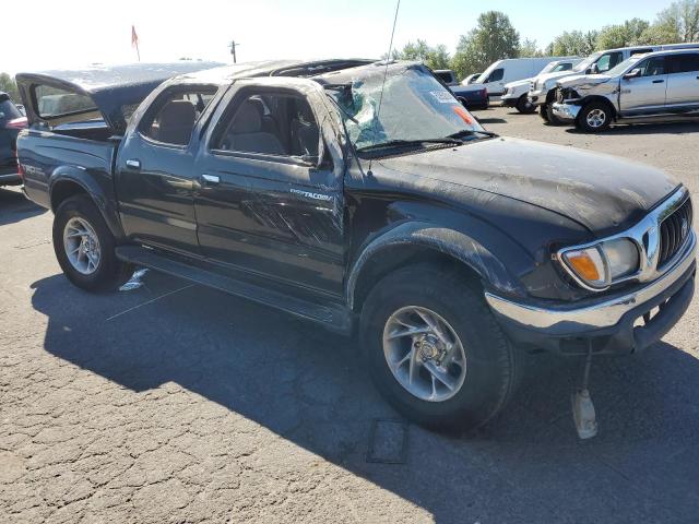 5TEHN72N72Z123075 - 2002 TOYOTA TACOMA DOUBLE CAB BLACK photo 4